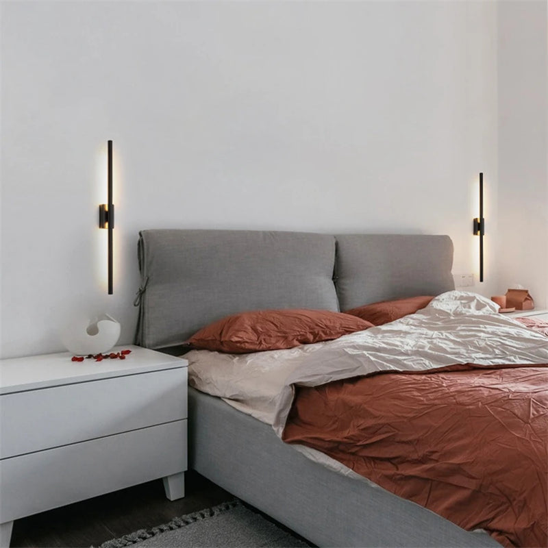 applique murale minimalistes led longue bande pour hôtel