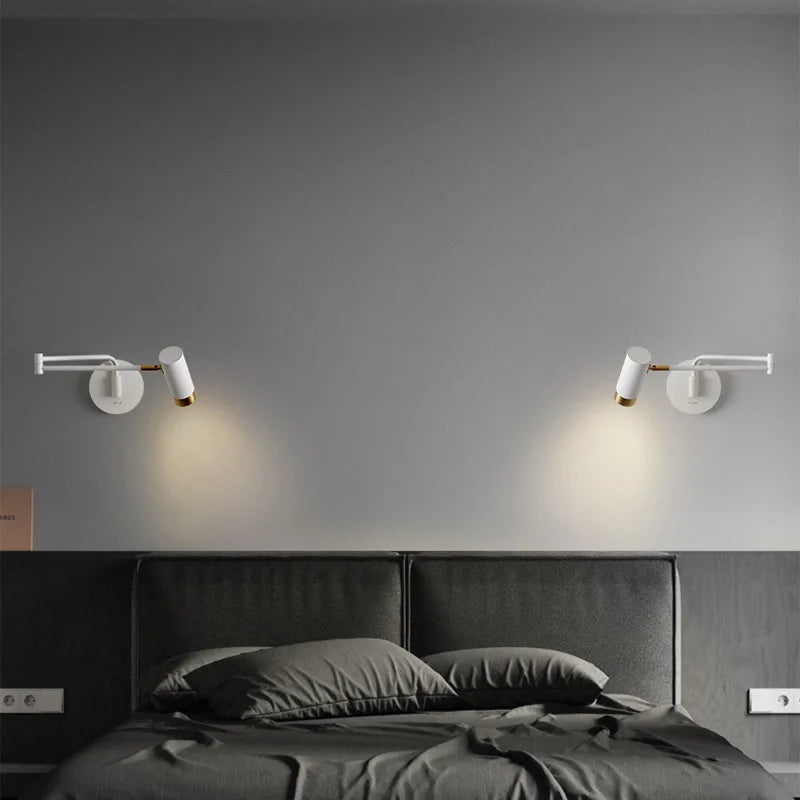 Applique murale extensible avec interrupteur marche/arrêt