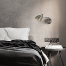 Applique murale led nickel interrupteur tactile réglable rotative