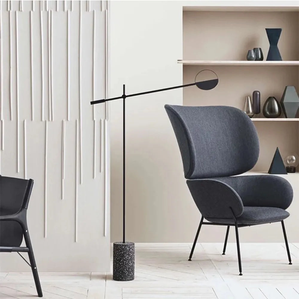 lampadaire nordique en fer style industriel pour décoration intérieure - vue 5 sur 8