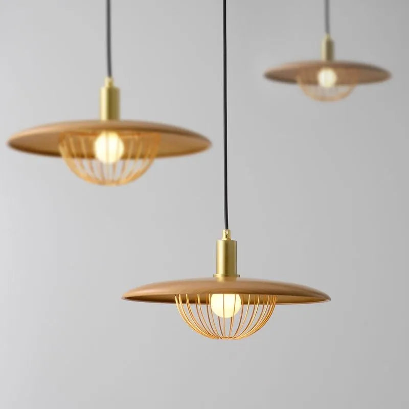 suspension Nordique décoration de la maison lumières Art fer pour cuisine salon chambre barre - vue 7 sur 9