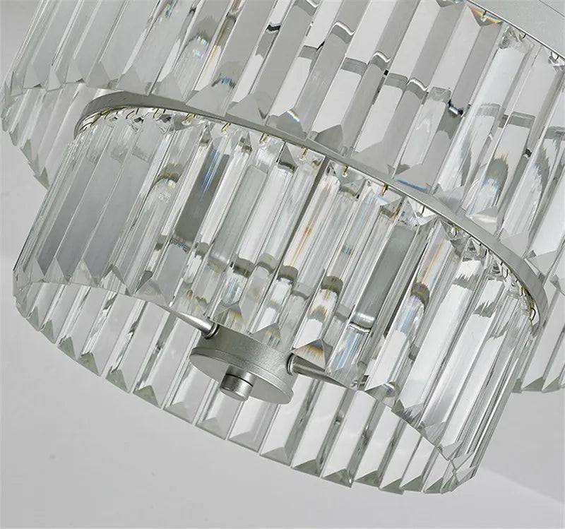 plafonnier en cristal luxe moderne minimaliste créatif design élégant - vue 6 sur 6