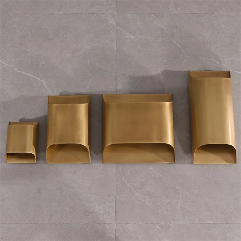 Applique murale de luxe en cuivre lampe de couloir d'hôtel moderne pour salon chambre lampes de chevet lumière de fond applique murale LED lumières