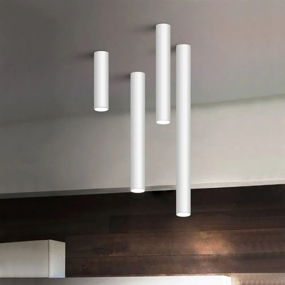 spot led cylindrique moderne en aluminium pour éclairage intérieur - vue 3 sur 5