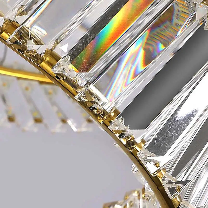Lustre LED en cristal design moderne de luxe décorative