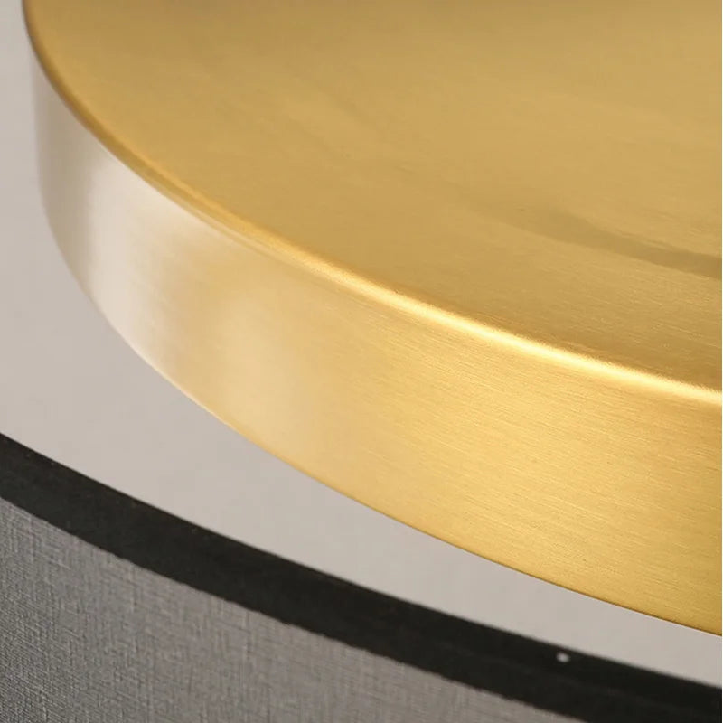 plafonnier moderne en cuivre design nordique pour décoration intérieure - vue 7 sur 9