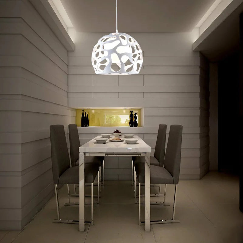 Suspension en résine au design nordique moderne - vue 4 sur 8
