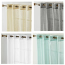 Voilage tulle translucide moderne sur mesure salon chambre