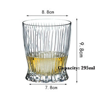 Verres whisky old fashioned style facette elegant