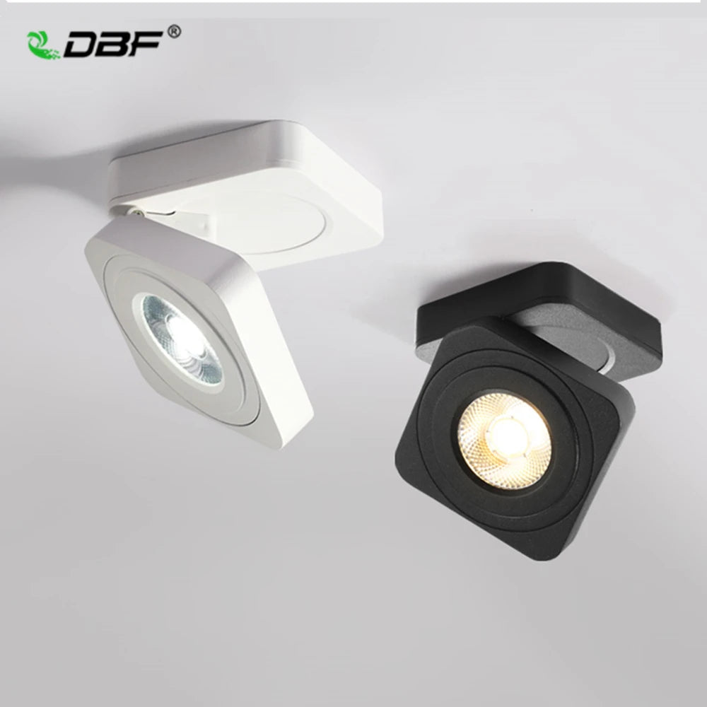 spot led pliable ultra mince rotatif 360 degrés éclairage modulable