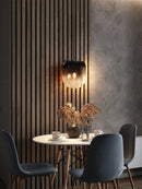 Suspension nordique simple en verre design arrondi