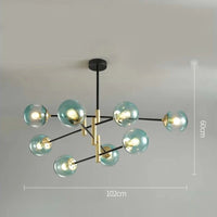 lustre led moderne boule de verre nordique luminaires créatifs