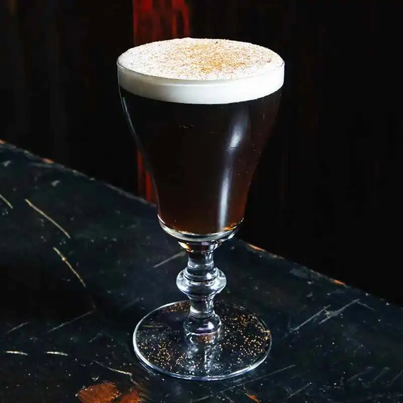 Lot 2 verres irish coffee design creatif - vue 3 sur 7