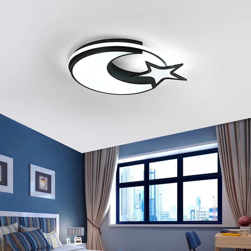 plafonnier avec télécommande pour un éclairage moderne intérieur - vue 6 sur 10
