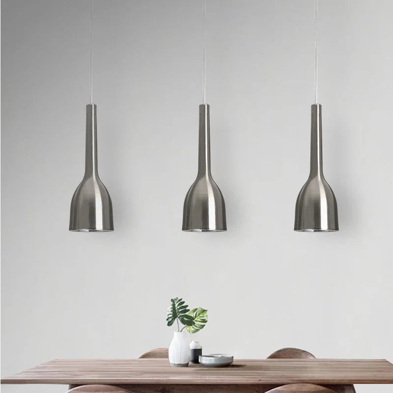 Suspension design LED nordique Nickel brossé - vue 3 sur 6