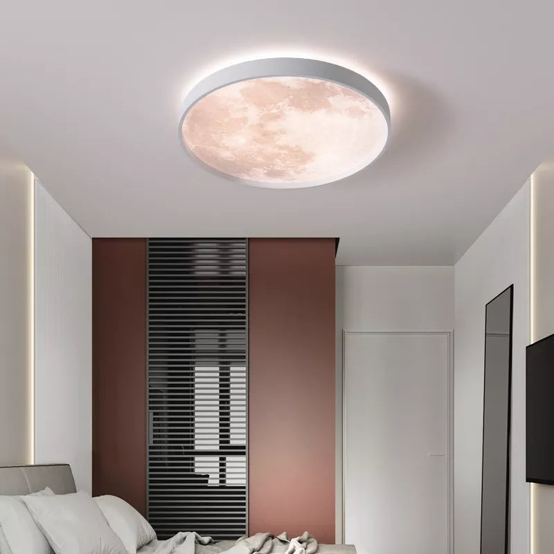 Plafonnier LED rond à nuages
