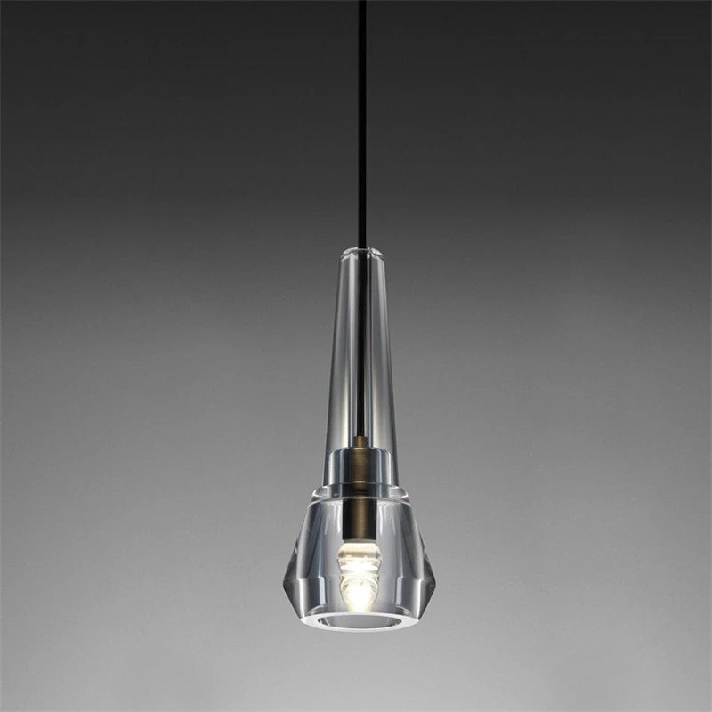Suspension en cristal de luxe pour décoration intérieure