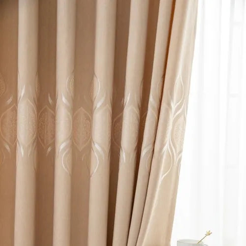 Rideau occultant floral moderne pour chambre ou salon - vue 9 sur 10