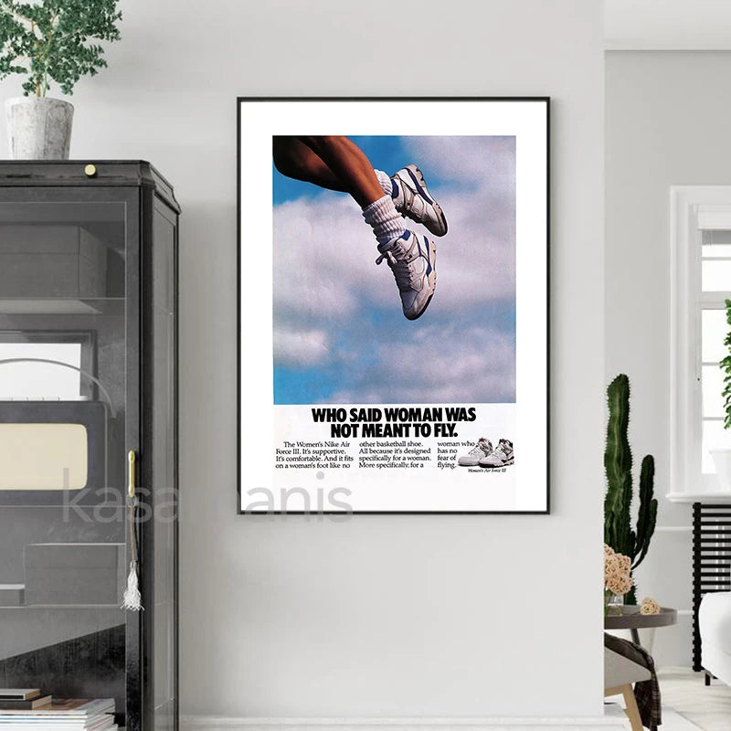 affiche d'art mural sneaker box pour passionnés de sneakers