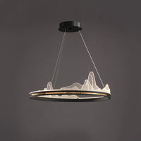 Luxe cercle design suspensions villa