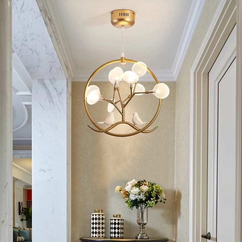 suspension en bois artisanale pour décoration intérieure moderne - vue 4 sur 10