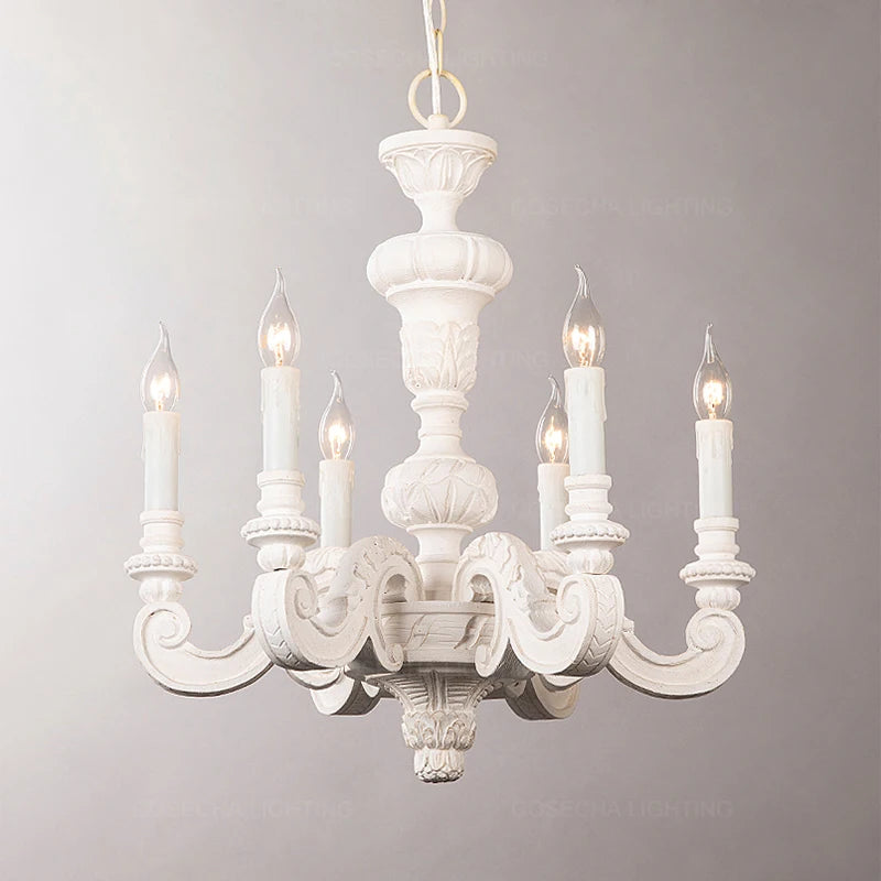 lustre vintage en bois éclairage art déco nordique rétro