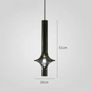 Suspension post-modernes en verre de luxe nordique