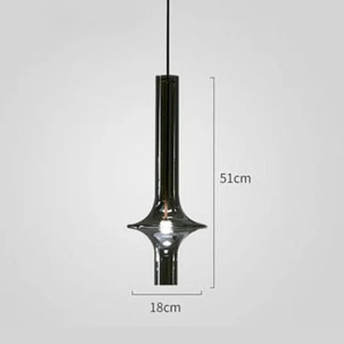 Suspension post-modernes en verre de luxe nordique