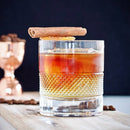 Verres old fashioned whisky relief style élégant bar