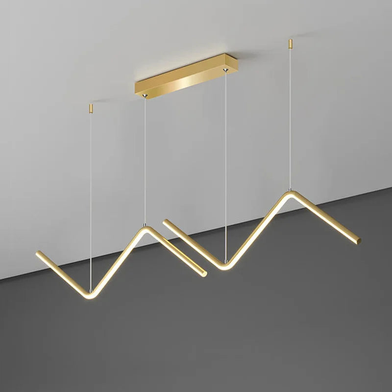 lustre nordique en suspension led pour décoration intérieure