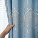 Rideau occultant floral moderne pour chambre ou salon
