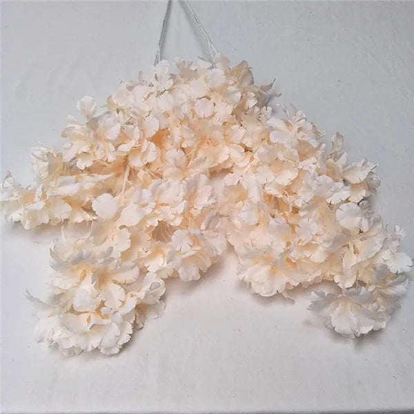 fleurs artificielles hortensia gypsophile pour décoration mariage