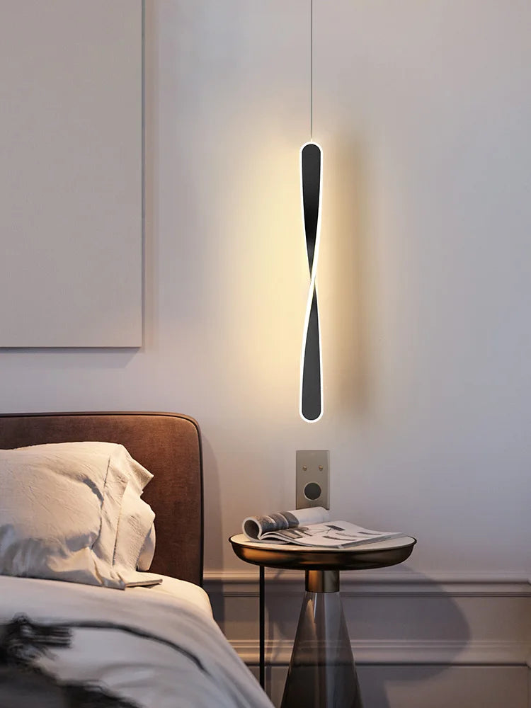 suspension moderne nordique décoration minimaliste éclairage led
