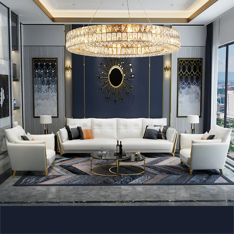 suspension en cristal design postmoderne pour intérieur élégant - vue 5 sur 14