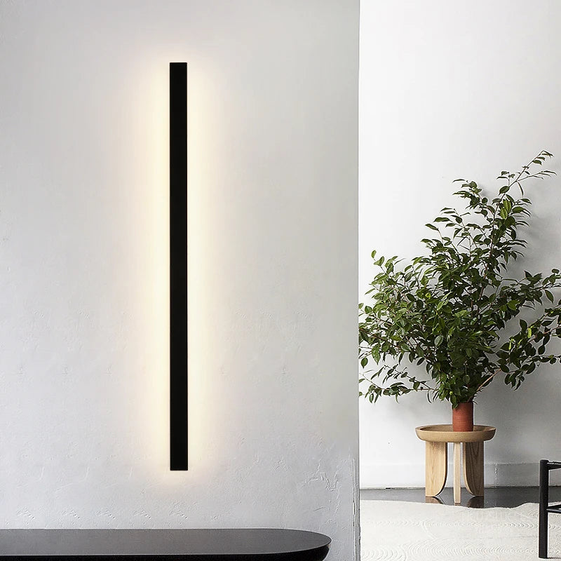 applique murale led étanche minimaliste pour extérieur - vue 7 sur 11