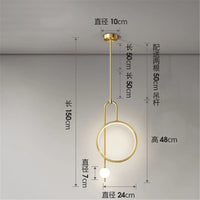 Suspension LED design nordique déco intérieur