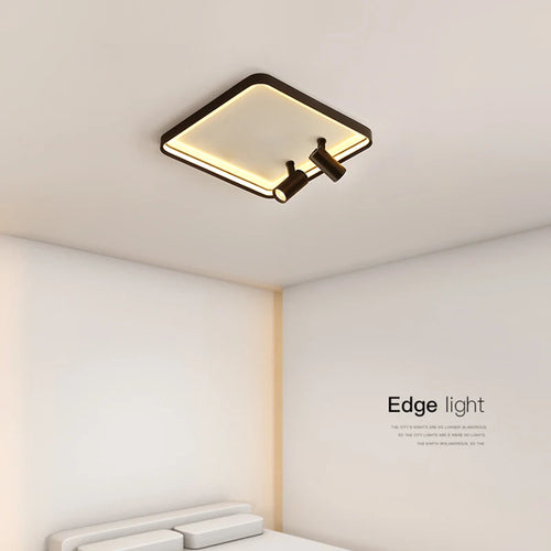 Plafonnier moderne à LEDs lumières pour salon chambre intérieur rond carré Rectangle monté en Surface éclairage