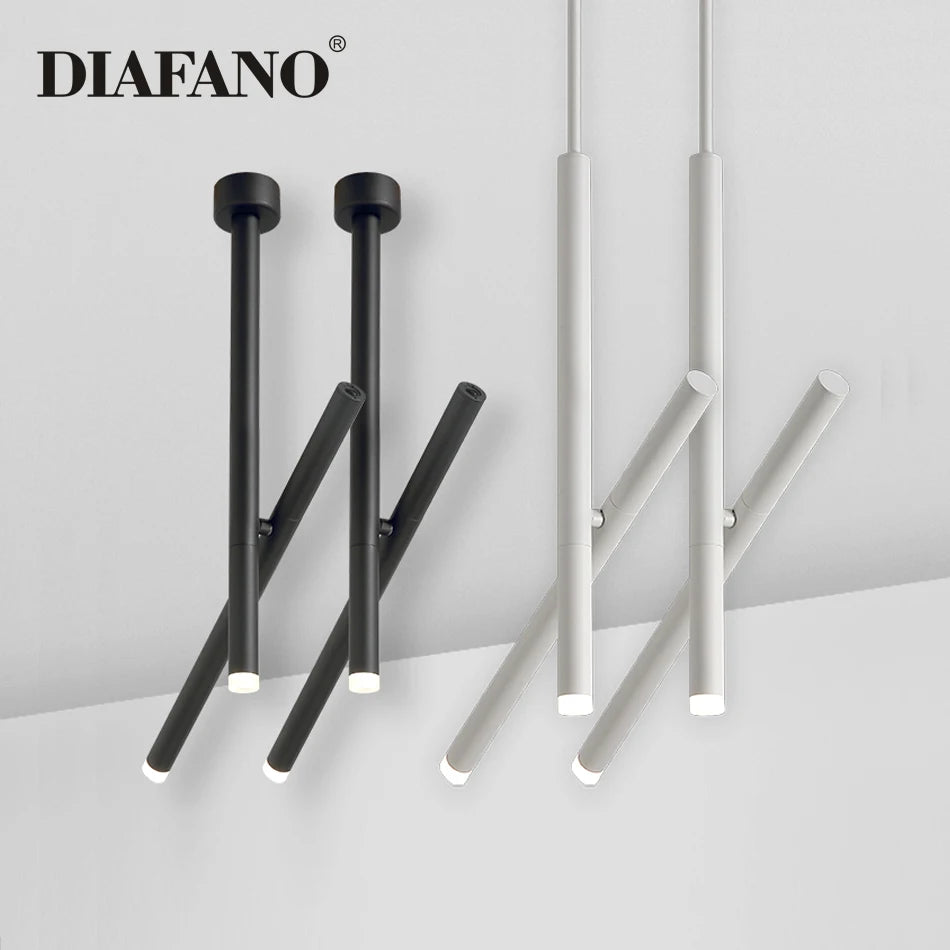 Suspension LED modernes 10W monté en surface COB salon Bar cuisine foyer salle à manger Luminaire plafonnier réglable - vue 4 sur 14
