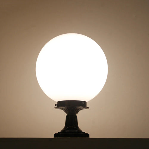 lampe pilier extérieure boule décorative pour éclairage jardin