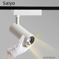 rails d'éclairage led cob en aluminium de haute qualité