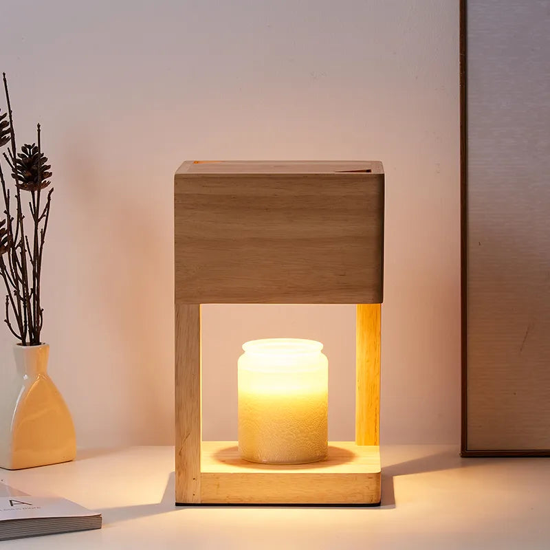 Chauffe-bougie électrique table fusion artisanat interrupteur minuterie - vue 2 sur 8