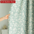 Rideau occultant floral style champetre pour salon chambre