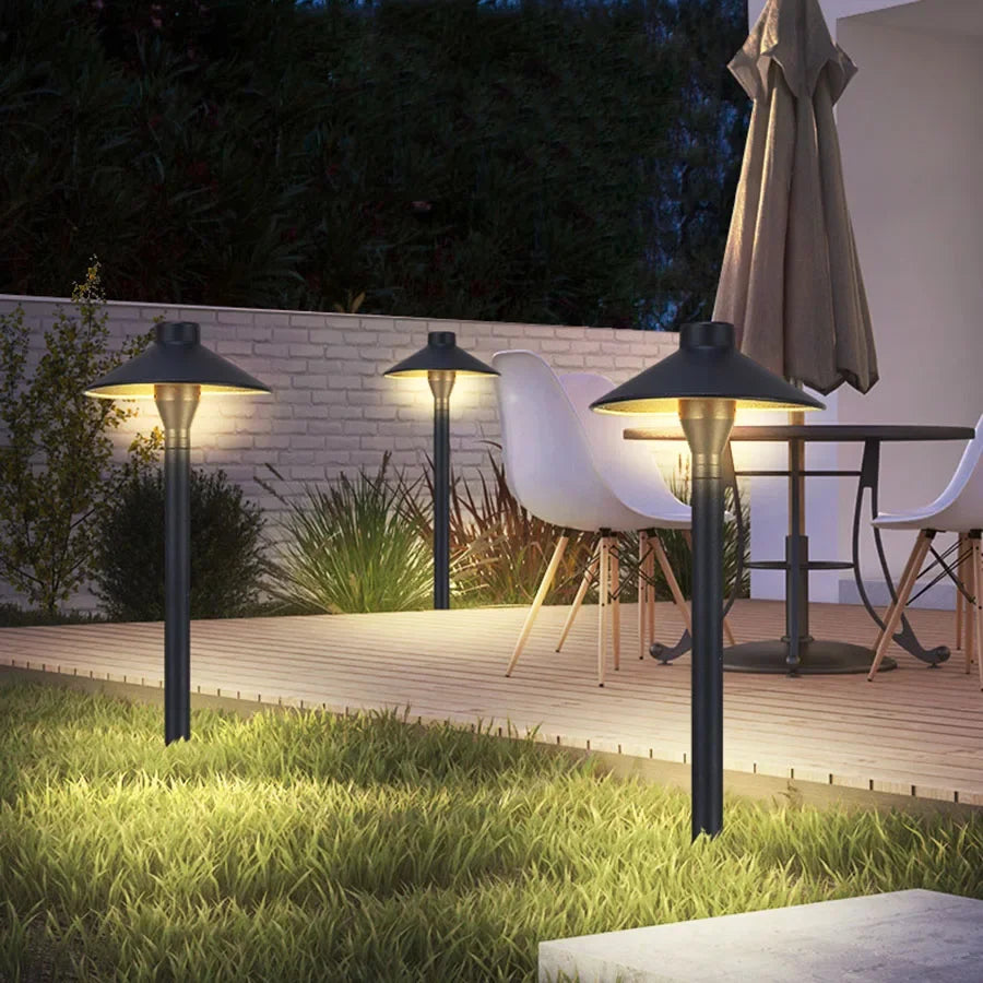 lumière extérieure LED étanche pour jardin et pelouse - vue 4 sur 10