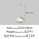 lustre led simple pour décoration intérieure nordique élégante