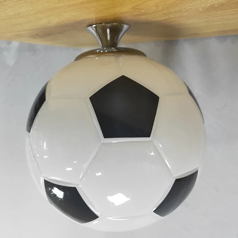 plafonnier moderne art déco en verre design élégant et lumineux - vue 4 sur 10