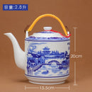 Théière en céramique jingdezhen grande capacité style chinois