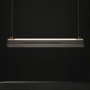 lampes suspendues long tube acrylique nordique pour restaurants et bars