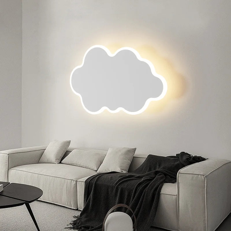 applique murale led blanche à différentes formes ludiques - vue 5 sur 16