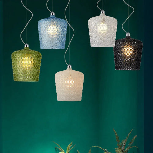 lustre suspendu à led en acrylique design nordique pour éclairage intérieur