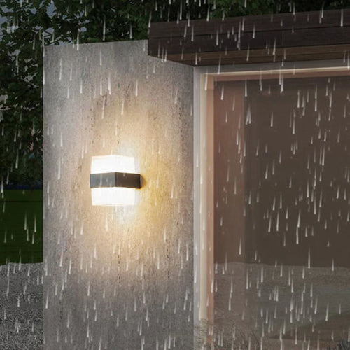 Lumières extérieures haut et bas applique IP65 étanche porche lumière jardin cour décoration 85-265V appliques murales en plein air
